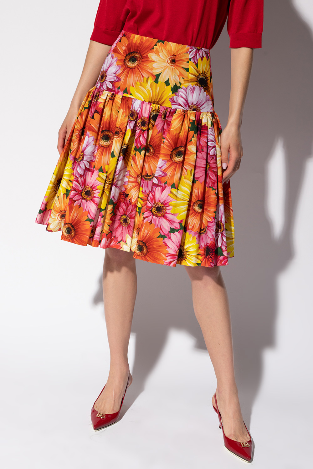 Dolce & Gabbana Floral-printed skirt | Women's Clothing | IetpShops